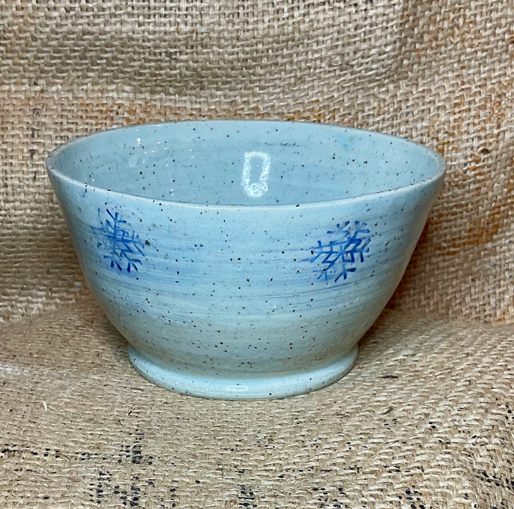 Pottery- snowflake bowl