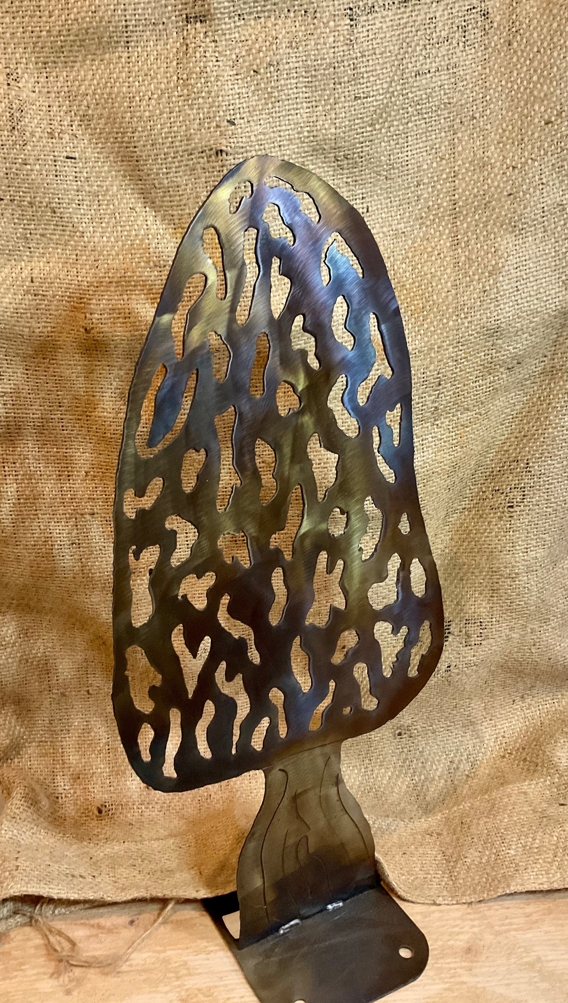 Metalist metal morel mushroom