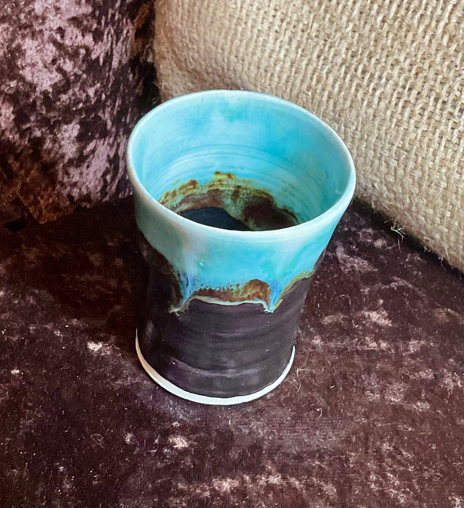 Pottery- warrior sky cup