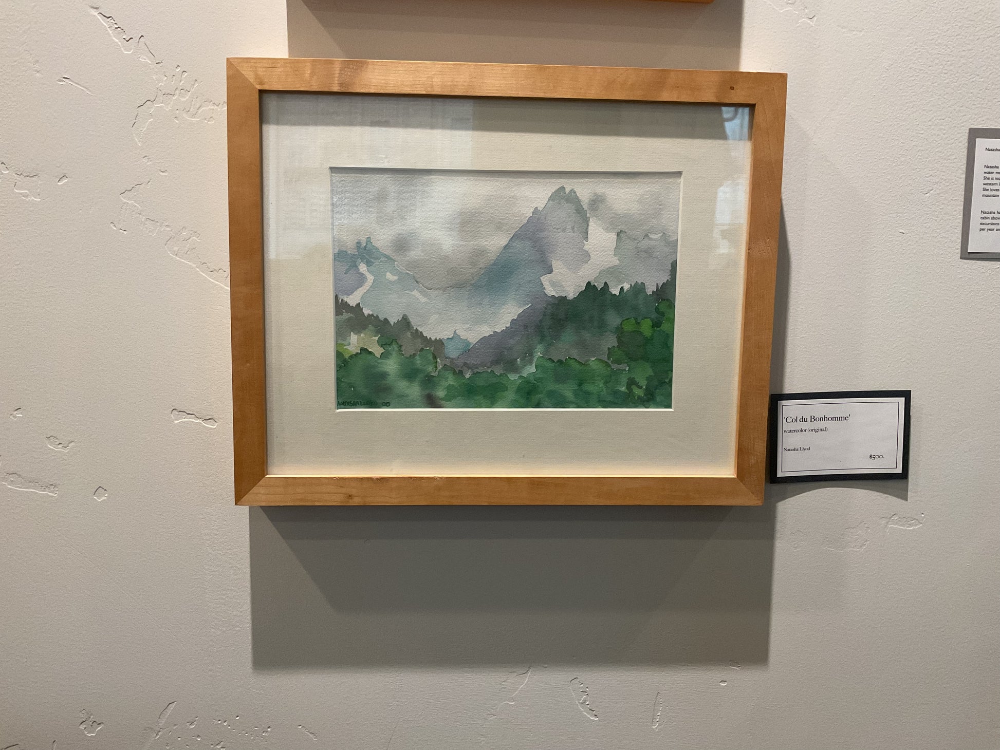 Painting- ‘Col du Bonhomme’