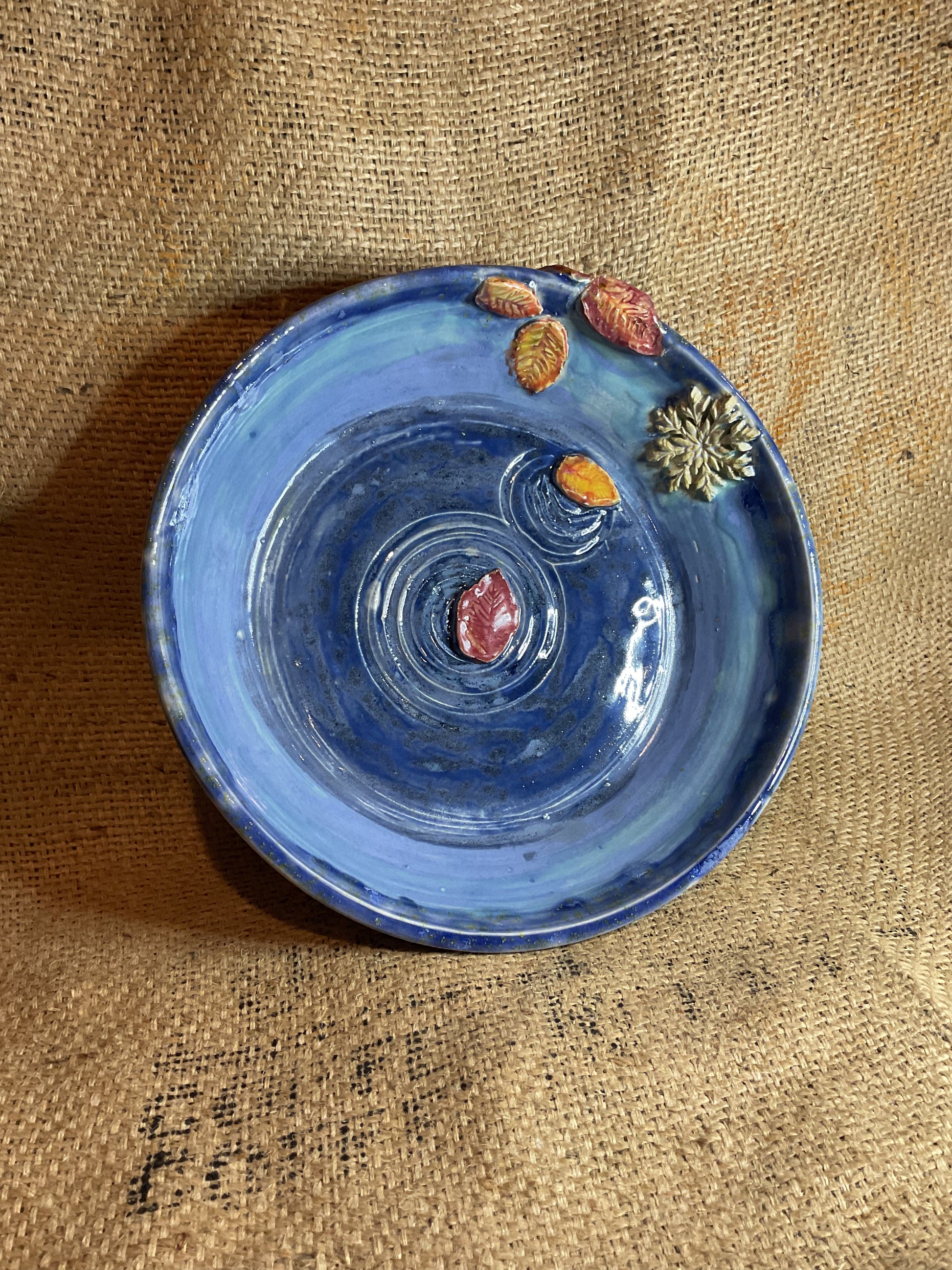 Pottery-‘First snow last leaves’ Bowl