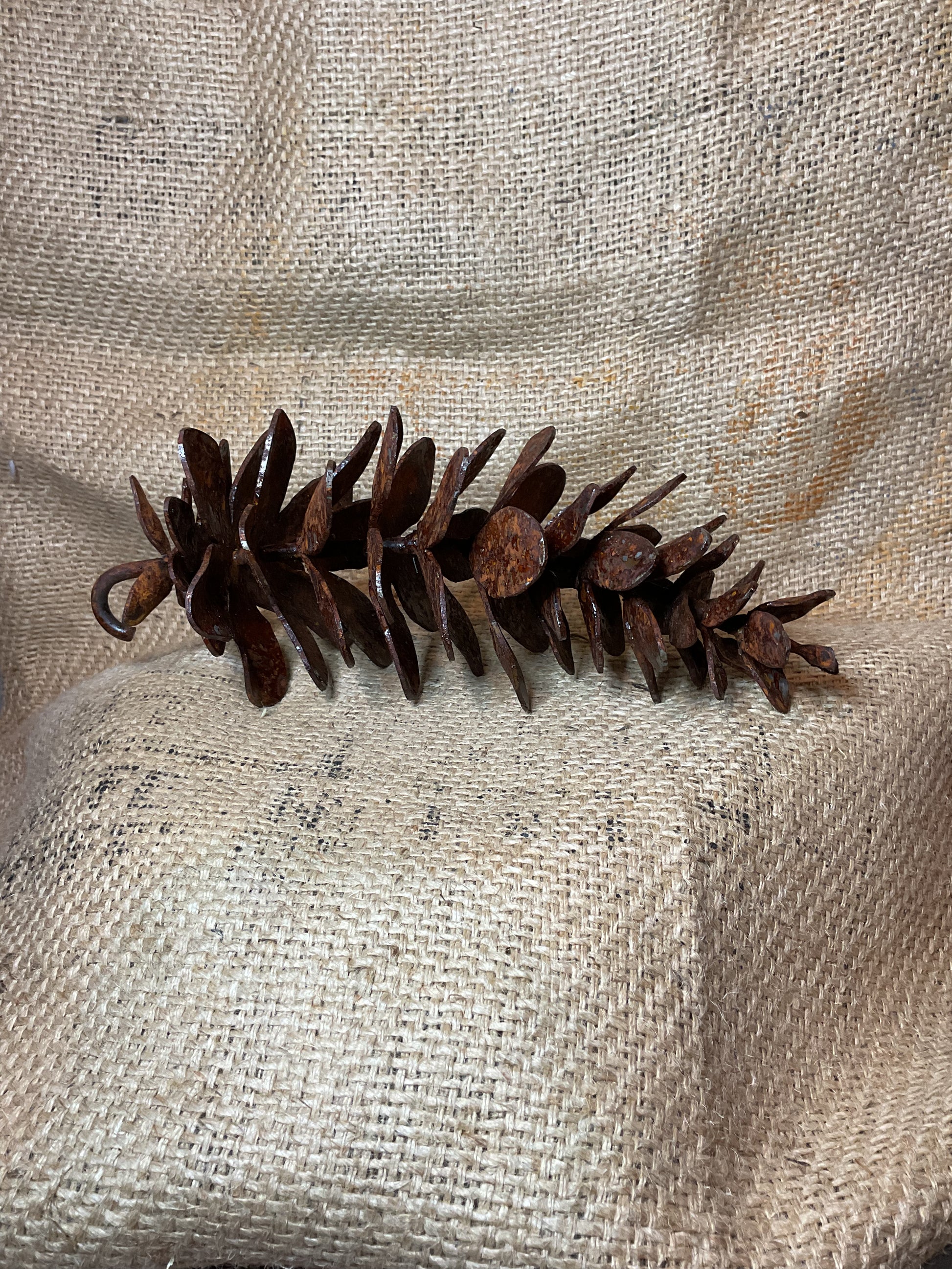 Metal pine cone