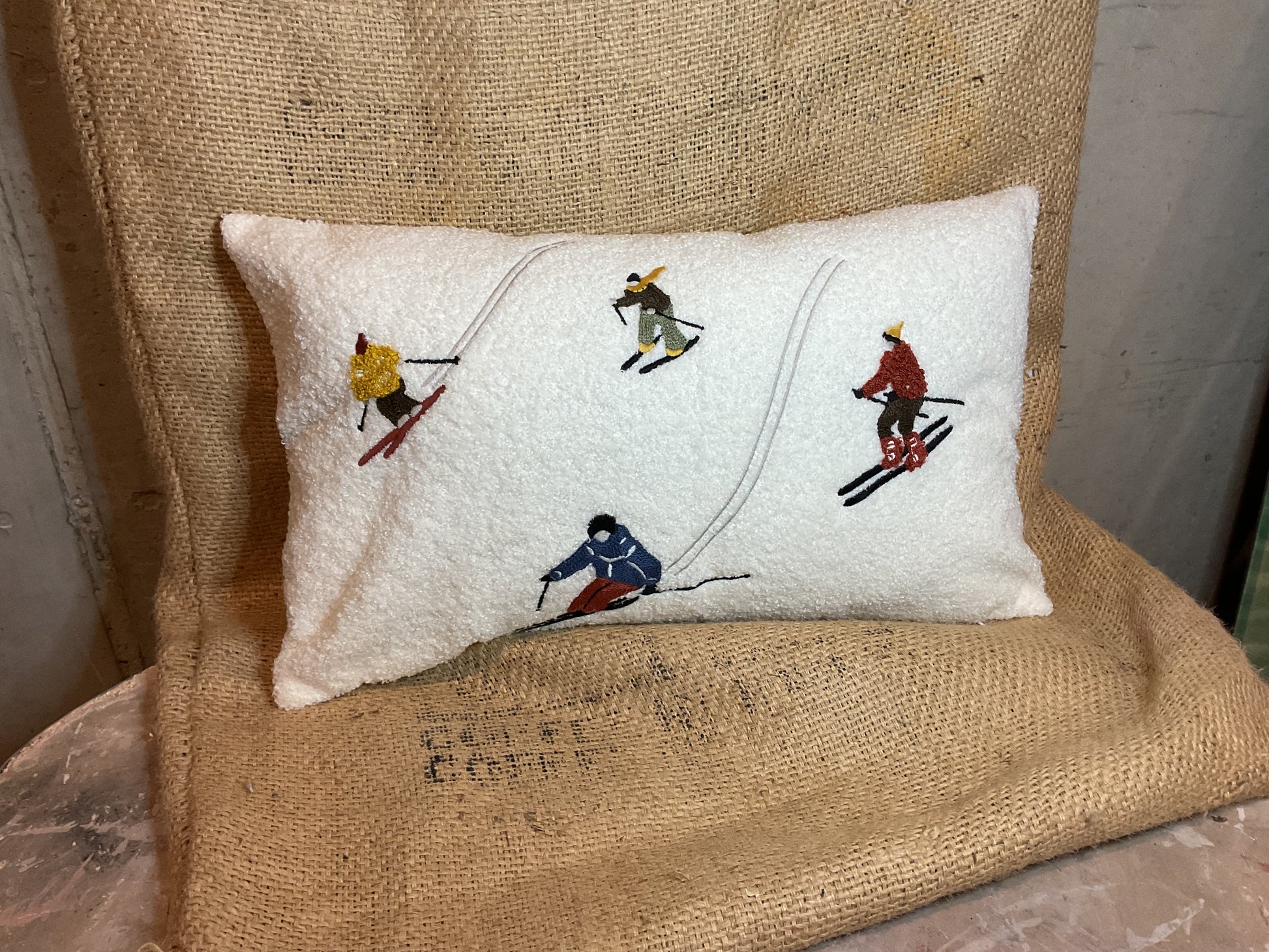 Pillow- skiers -boucle